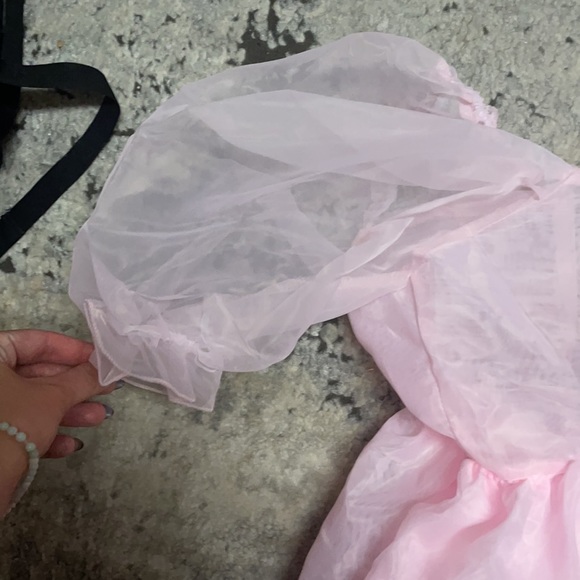 Pink fluffy dress- never been worn! - Picture 2 of 3